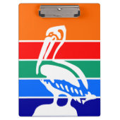 サンクトペテルブルク州旗を持つ愛国的なクリップボード クリップボード (正面)