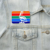 サンクトペテルブルク州旗を持つ愛国的な名前タグ 名札 (インサイチュ)