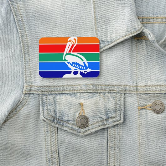 サンクトペテルブルク州旗を持つ愛国的な名前タグ 名札 (インサイチュ)