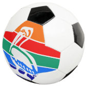 サンクトペテルブルク州旗を掲げた愛国的なサッカーボール サッカーボール (3/4)