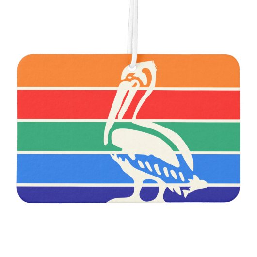 サンクトペテルブルク州旗を掲げる車の新入生 カーエアーフレッシュナー (裏面)