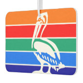 サンクトペテルブルク州旗を掲げる車の新入生 カーエアーフレッシュナー (左)