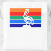 サンクトペテルブルク市旗フロリダ・アメリカ 長方形シール (バッグ)