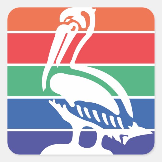 サンクトペテルブルク市旗 スクエアシール (正面)