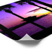 サンクトペテルブルク桟橋 – サンセット ポスター (角)