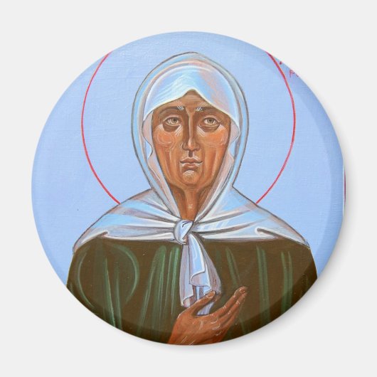 サンクトペテルブルク正統のアイコン磁石のセントクセニア マグネット (正面)