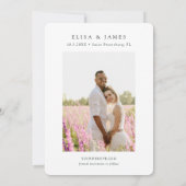 サンクトペテルブルク結婚のフロリダ日付を保存 招待状 (裏面)