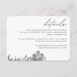 サンクトペテルブルク結婚ズホテルルームブロック詳細 エンクロージャーカード