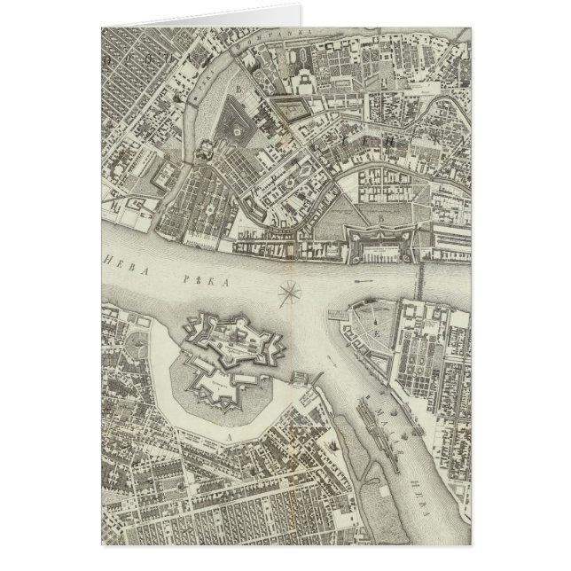 サンクトペテルブルク総合地図 (正面)