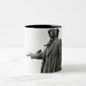 サンクトペテルブルク·アレクサンデル·プーシキン像 ツートーンマグカップ (中央)