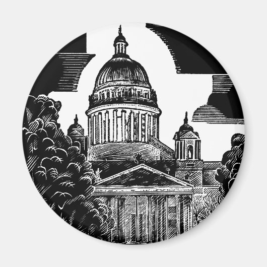 サンクトペテルブルク – サンアイザック大聖堂マグネット マグネット (正面)