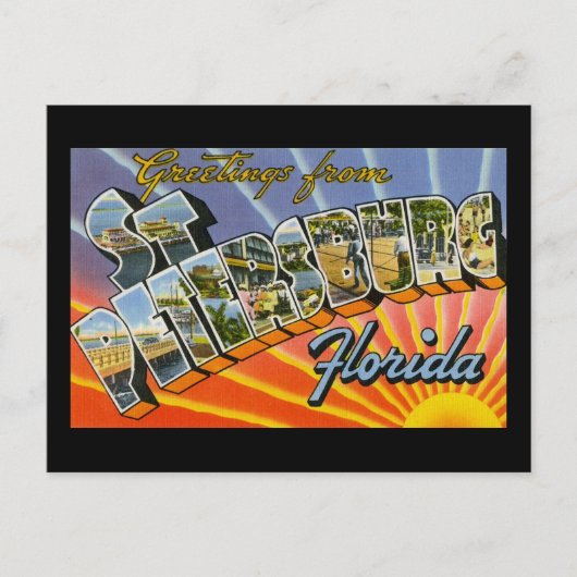サンクトペテルブルク・フロリダからのご挨拶 ポストカード (正面)