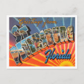 サンクトペテルブルク、フロリダの旅行からの挨拶 ポストカード (正面)