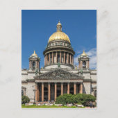 サンクトペテルブルク・ロシアの聖アイザック大聖堂 ポストカード (正面)