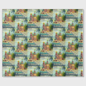 サンクトペテルブルク・ロシアヴィンテージ ラッピングペーパー (フラット)