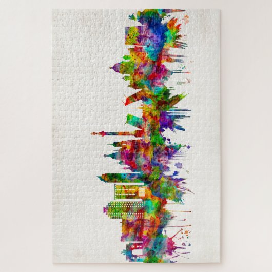 サンクトペテルブルク・ロシア・スカイライン ジグソーパズル (縦)