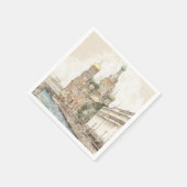 サンクトペテルブルク，ロシア スタンダードカクテルナプキン (角)