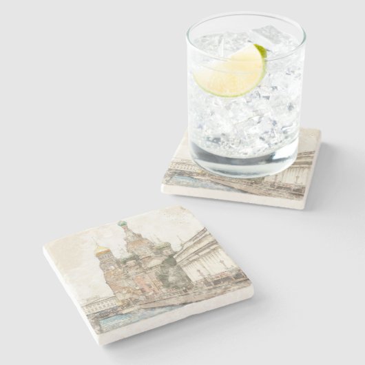 サンクトペテルブルク，ロシア ストーンコースター (横)