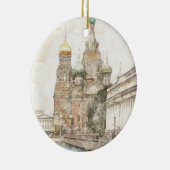 サンクトペテルブルク,ロシア セラミックオーナメント (右)