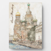 サンクトペテルブルク，ロシア フォトプラーク (正面)