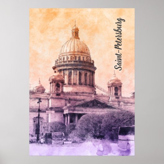 サンクトペテルブルク,ロシア ポスター (正面)
