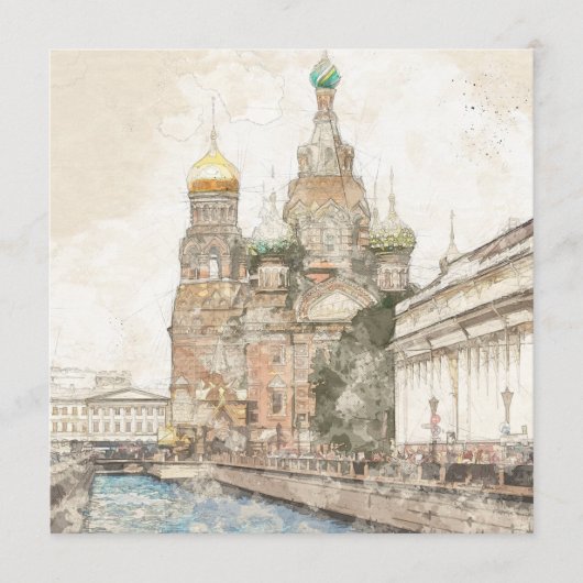 サンクトペテルブルク、ロ結婚シアのアドバイスカード アドバイスカード (正面)