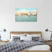 サンクトペテルブルクFL – ソレノのウォーターフロントビュー キャンバスプリント (インサイチュ (寝室))