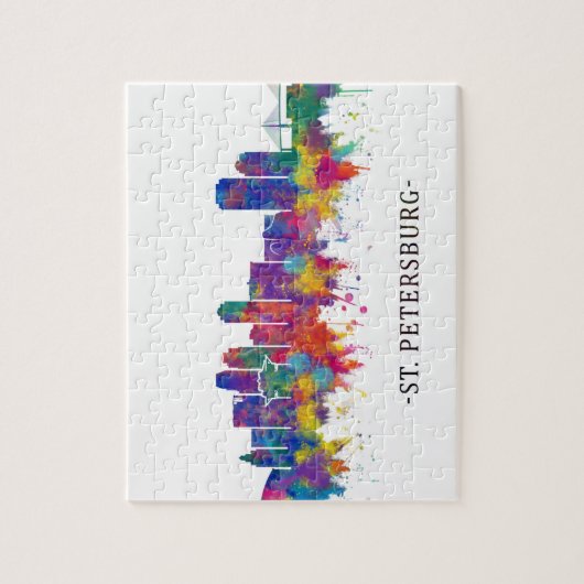 サンクトペテルブルクFloridaスカイライン ジグソーパズル (縦)