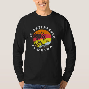 サンクトペテルブルクFloridaバケーションスーベリードメーヌ海ウェーブ Tシャツ