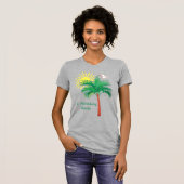 サンクトペテルブルクFlorida Palm Tree and Seagull T-Shi Tシャツ (正面フル)