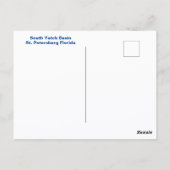 サンクトペテルブルクFlorida Yatch Basin写真 ポストカード (裏面)