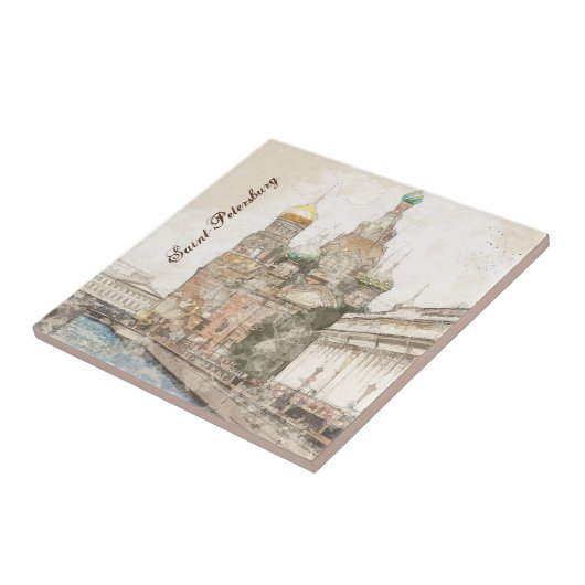 サンクトペテルブルクRussiaセラミックタイルの壁の装飾 タイル (側面)