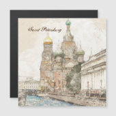 サンクトペテルブルクRussia Art - エレガント Cityscape (正面/裏面)