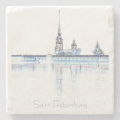 サンクトペテルブルグシティロシア建築  ストーンコースター (正面)