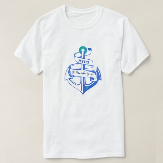 サンクトペテルブルグフロリダケッジいかり Tシャツ (デザイン正面)