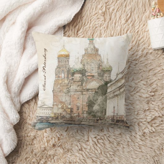 サンクトペテルブルグロシア装飾用クッションエレガント- クッション (ブランケット)