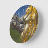 サンクトペテルブルグ、グランドカスケード噴水 ラウンド壁時計 (傾斜)