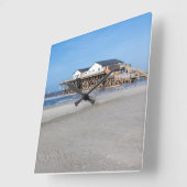 サンクトペーターオルディングハウスオンスチルツ写真 スクエア壁時計 (傾斜)