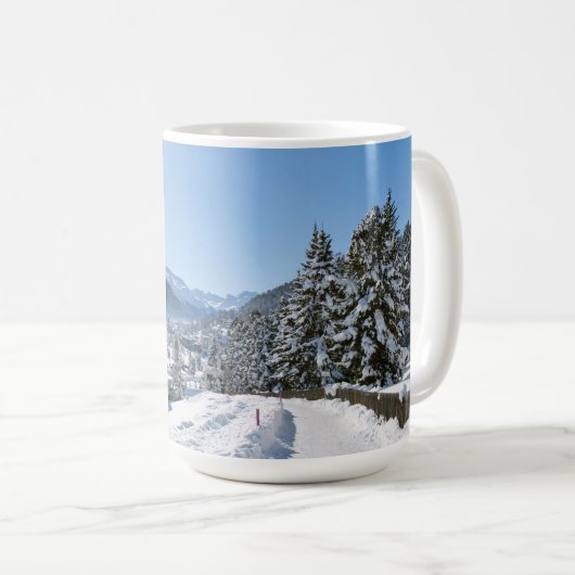 サンクトモリッツの冬 コーヒーマグカップ (正面右)