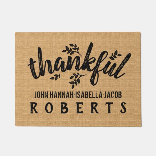 サンクフルバーラップファームハウス紅葉カスタム ドアマット (正面)