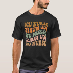 サンクフルICUナースヴィンテージ秋ビーブズオータム離れ Tシャツ