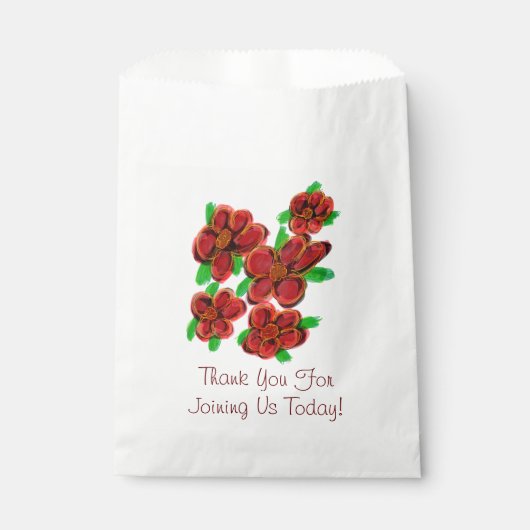 サンクユー結婚式の引き出物バッグ フェイバーバッグ (正面)