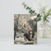 サンクリストファーキストラヴェル版木、銅版、版画モーク ポストカード (スタンド正面)