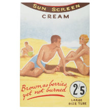 サンクリーム広告サマービーチヴィンテージ