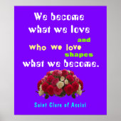 サンクレアアシシポスター ポスター (正面)