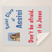 サンクレアアシシ シェルパブランケット (正面(横))