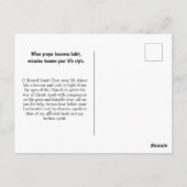 サンクレアアシシ ポストカード (裏面)