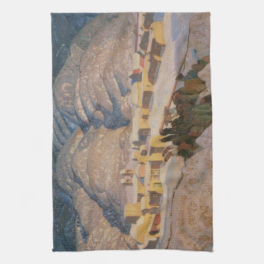 サンクレデクリストマウンテンズバイブルメンシェイン キッチンタオル (縦)