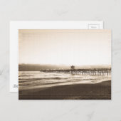 サンクレメテピアカリフォルニア州ビーチヴィンテージ写真 ポストカード (正面/裏面)