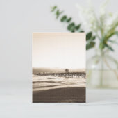 サンクレメテピアカリフォルニア州ビーチヴィンテージ写真 ポストカード (スタンド正面)